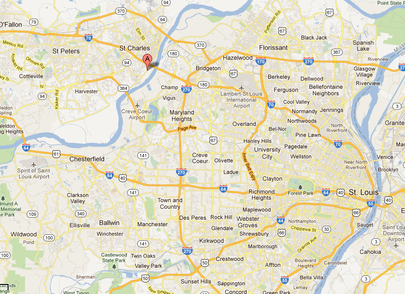Shop map St. Louis County | WunderWoods